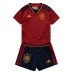 Cheap Spain Home Football Kit Children World Cup 2022 Short Sleeve (+ pants)